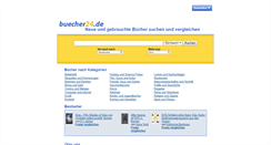 Desktop Screenshot of buecher24.de
